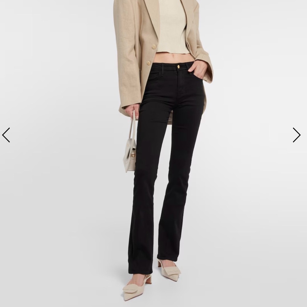 FRAME: Le Mini Boot mid-rise bootcut jeans